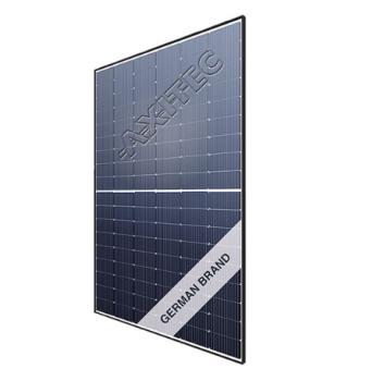 AXITEC Solarmodul PV-Modul Photovoltaik 440Wp, Glas Glas Bifacial/Rahmen schwarz/Front weiss (AXIbiperfect GL WB AC-440TGB/108WB)
